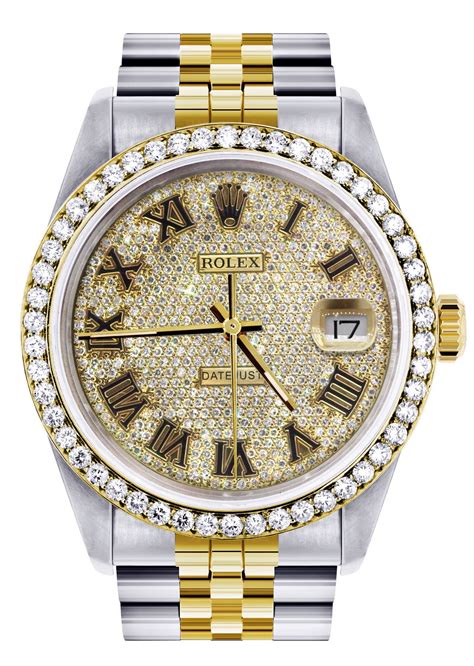 gold diamond rolex watches for sale|Rolex full diamond price.